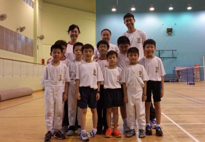Coaches with Fencers from Poi Ching School